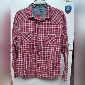 Red Plaid Women's Shirt
